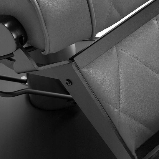 Activeshop Friseursalon- und Spa-Stuhl Grau mit höhenverstellbarer Funktion und hydraulischem Hebemechanismus