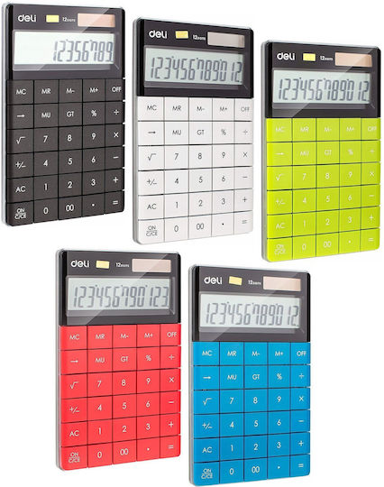 Deli 1589 Calculator 12 Digit in Blue Colour