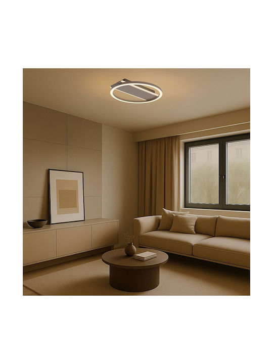Rabalux Smart Deckenleuchte montieren Grau mit Integrierte LED