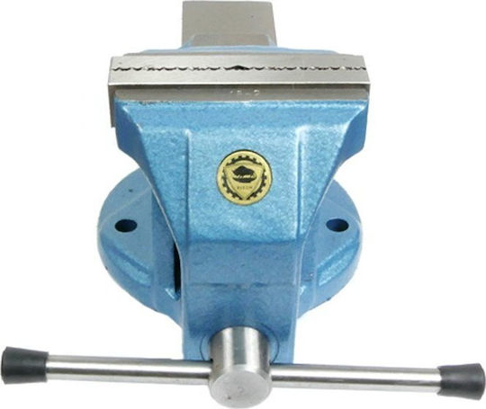Bison-Bial Fixed Drill Press Vise Made of Cast Iron with Maximum Opening 150mm
