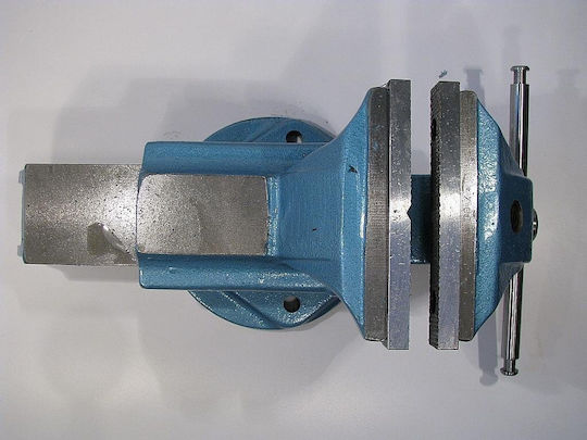 Bison-Bial Fixed Drill Press Vise Made of Cast Iron with Maximum Opening 150mm