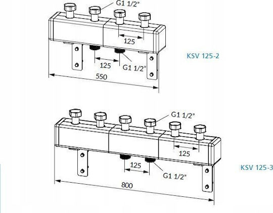 Afriso Pipe Manifold Collector 8077310