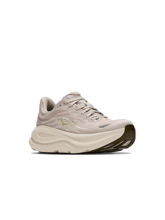 HOKA Bondi 9 Γυναικεία Running River Rock Grey - Alabaster