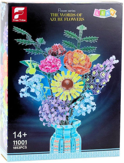 Bauklötze Blumenstrauß in Vase Für 14+ Jahre 1853Stücke
