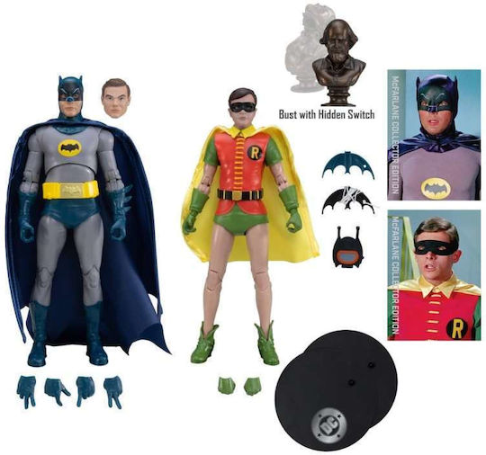 Mcfarlane Toys DC Comics Batman Класическа Фигура за Действие с Височина 18 см в Мащаб 1:10