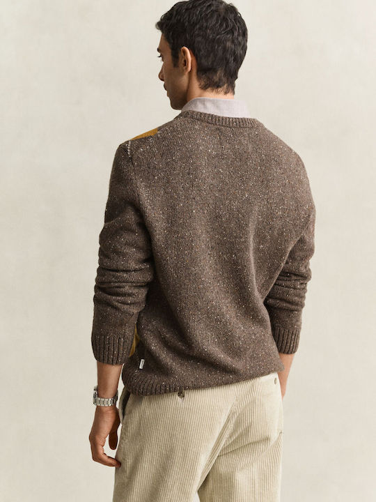 Crew Πουλόβερ Μακρυμάνικο Καφέ