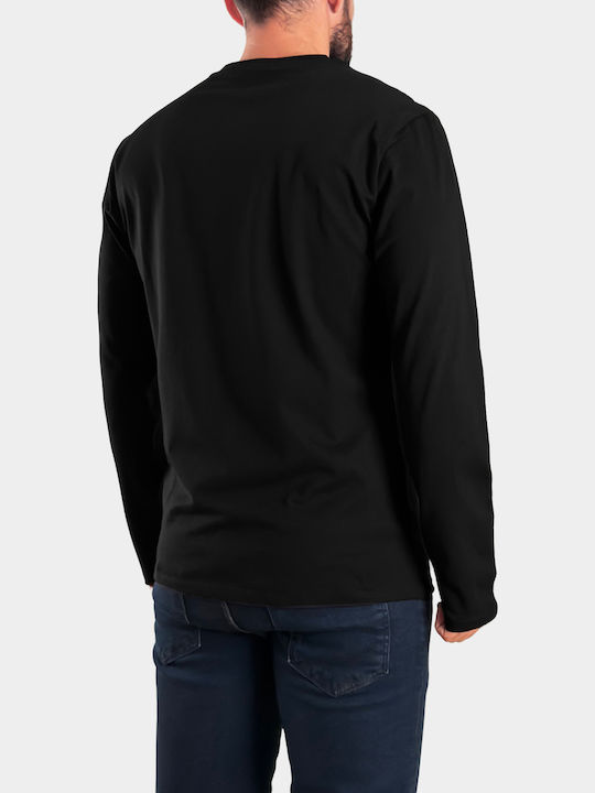 Long Sleeve Black Blouse
