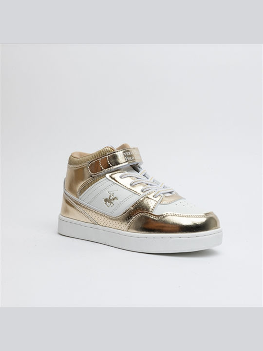 Beverly Hills Polo Club Παιδικά Sneakers Χρυσά