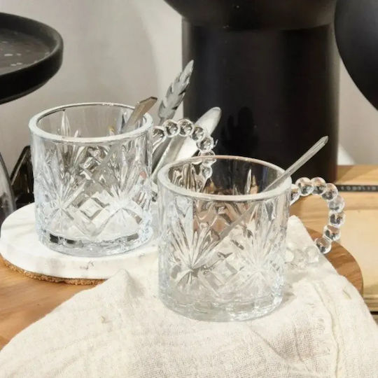 Set Cesti Maro Din Sticlă Transparente 110ml 6 Bucăți
