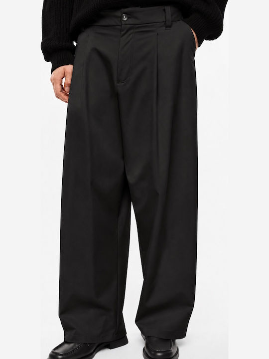 Men's Baggy Black Trousers