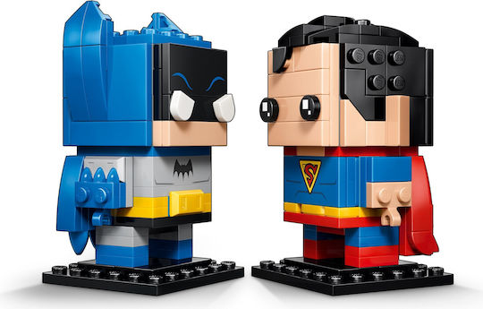 LEGO Brick Headz Superman și Batman din Epoca de Aur pentru 10+ Ani 218 buc