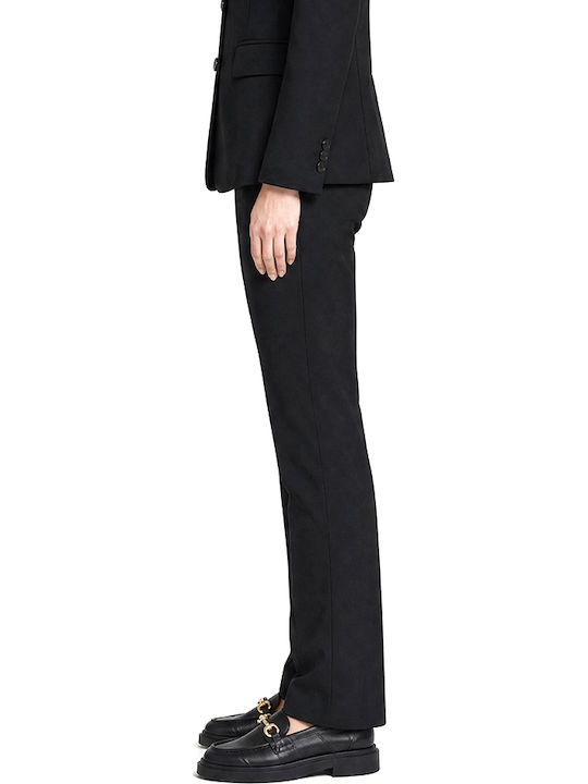 Hosen Für Damen My T Wearables Hochgebirge Stoff Panty in Tapered Bein Stil Schwarz