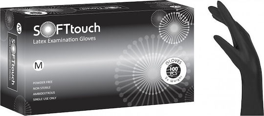 Soft Care Nero Nitrile Gloves Powder Free in Black Colour 100 Pieces