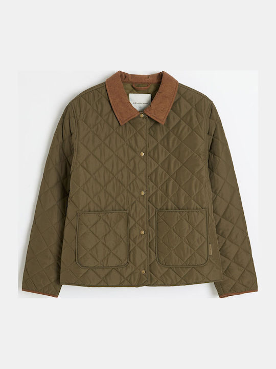 Barnis Women's Jacket for Spring/Autumn Khaki