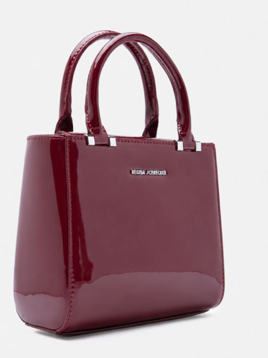 Fabric Women's Handbag Crossbody Burgundy
