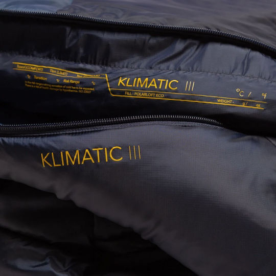 Mountain Equipment Спален чувал Единично 3 Сезона Klimatic III Син