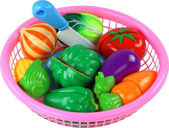 Lean Toys Παιχνίδι Φρούτα & Λαχανικά για 3+ Ετών 8τμχ