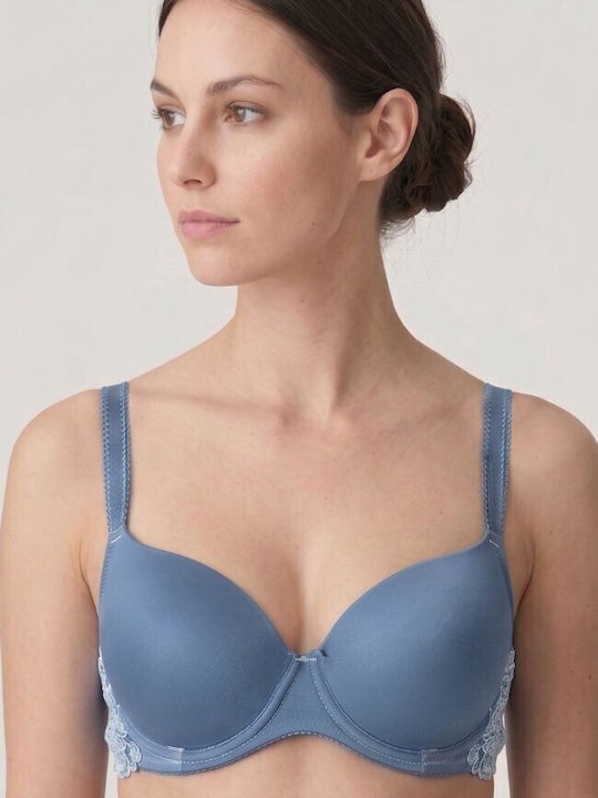 Blue Nightfall Sutien Push Up cu armături