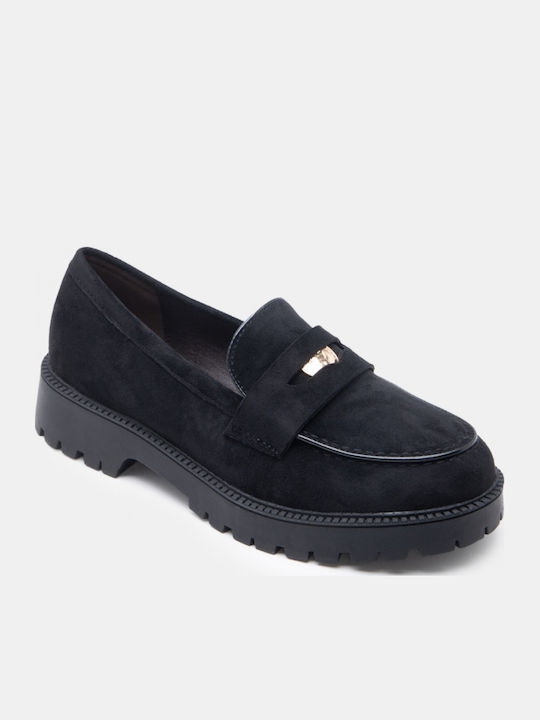 Γυναικεία Loafers σε Μαύρο Χρώμα