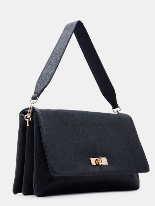 Fabric Women's Shoulder Crossbody Bag Black