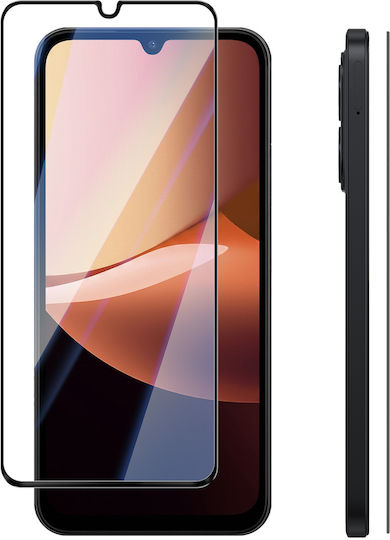 Avizar Gehärtetes Glas Xiaomi Redmi 17c Anti-Kratz- und Stoßschutz Schwarz Transparent