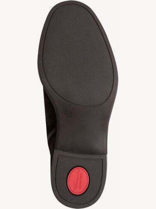 Leder Damen Stiefeletten Braun