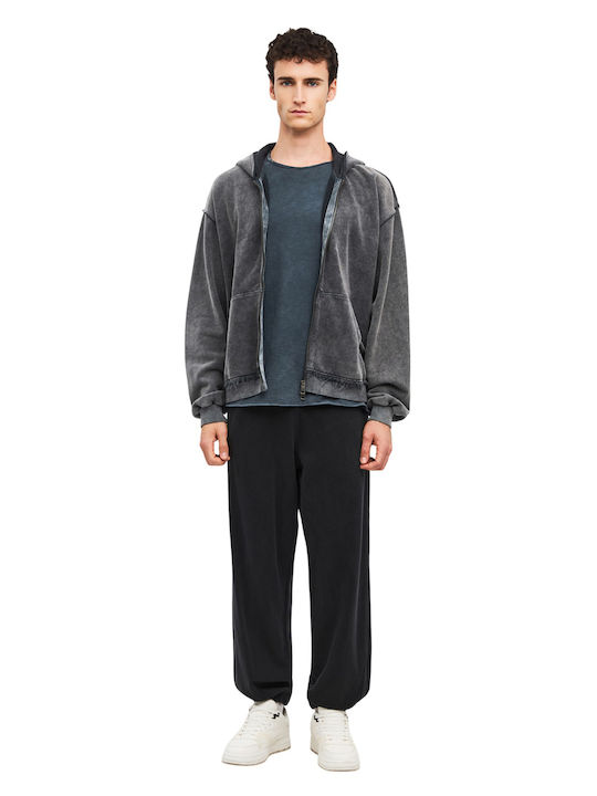 Ζακέτα με Κουκούλα Grey