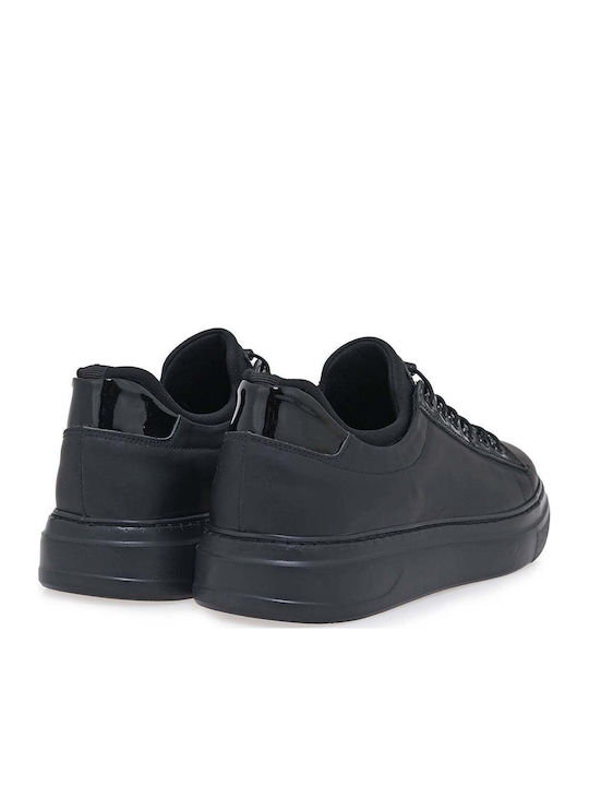 Ανδρικά Sneakers Μαυρο Δερμα