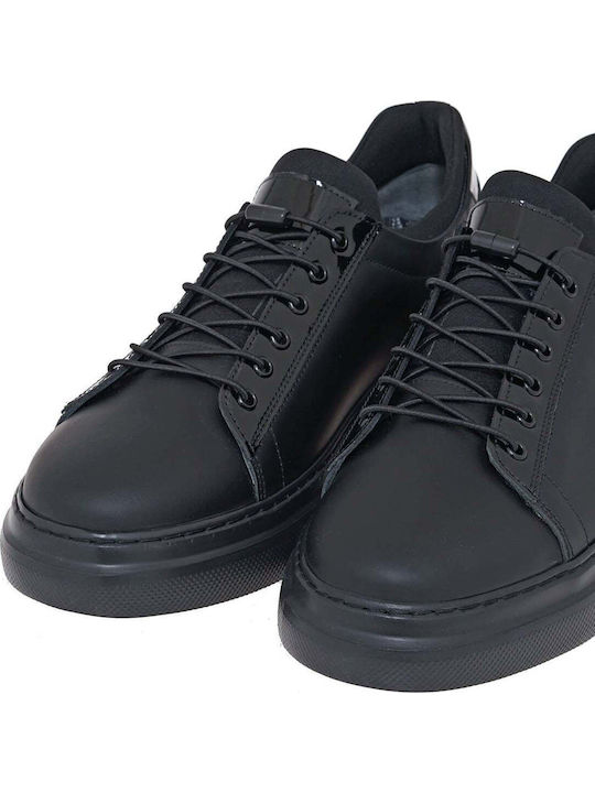 Ανδρικά Sneakers Μαυρο Δερμα