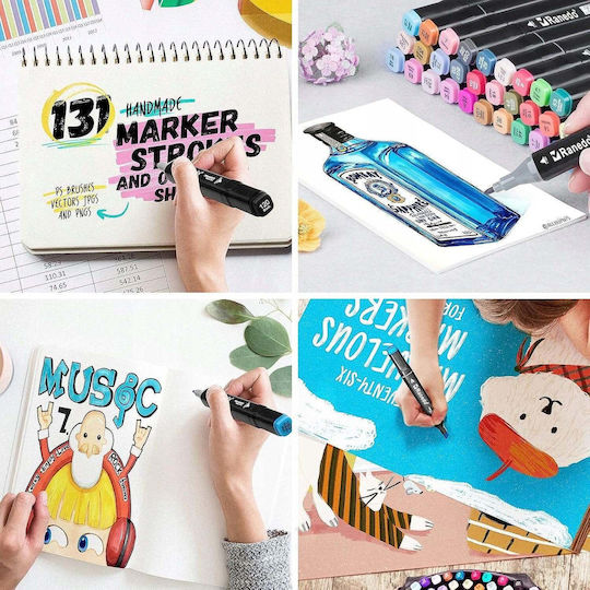 Dwm Marker Schwarze Set 168 Farben