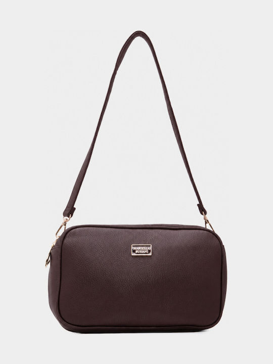 Urban Style Fabric Women's Shoulder Crossbody Brown Bag