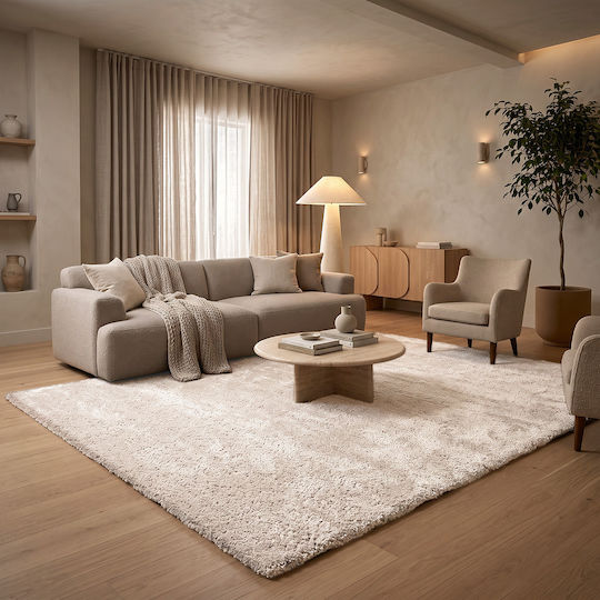 Beauty Home 9665 160x230cm Shaggy Μπεζ