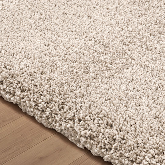 Beauty Home 9665 Rectangular Shaggy Beige Rug 200x290cm