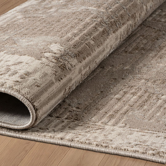 Beauty Home 9260 Rechteckiger Beiger Wohnzimmer Teppich 133x190cm
