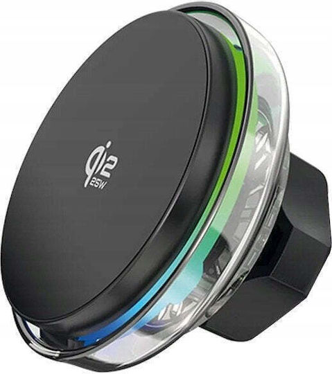 Proove Car Phone Mount with Magnet & Wireless Charging 25W Grey
