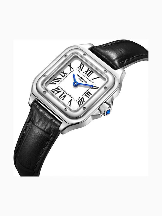 Lee Cooper Men's Watch 27mm Battery with Black Leather Strap Lee Cooper Men's Watch 27mm Battery with Black Leather Strap