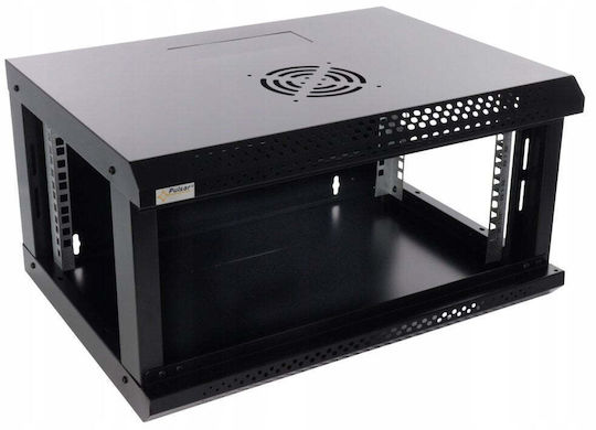 Pulsar Επιτοίχια Καμπίνα Rack 4U Μαύρο RWA454-B