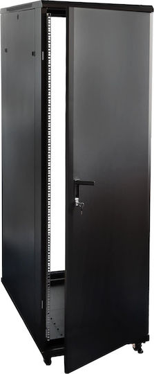 Delta Επιδαπέδια Καμπίνα Rack 42U 60x100cm Μαύρο SP01_13713238