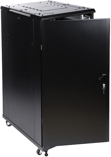 Delta Επιδαπέδια Καμπίνα Rack 27U Μαύρο SP01_15067305