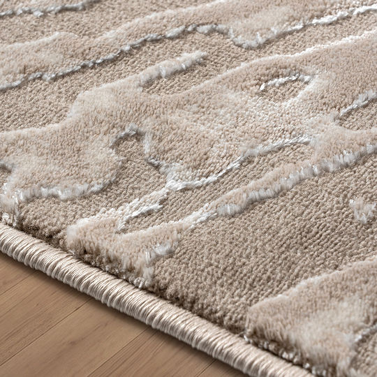 Beauty Home Vision Art 9255 Комплект Килими За Спалня Бежов 9255-Комплект 3 Бр