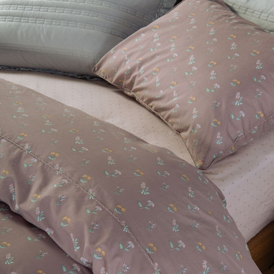 Nef-Nef Homeware Violan Комплект одеяло Полар Единично 160x220см Екрю