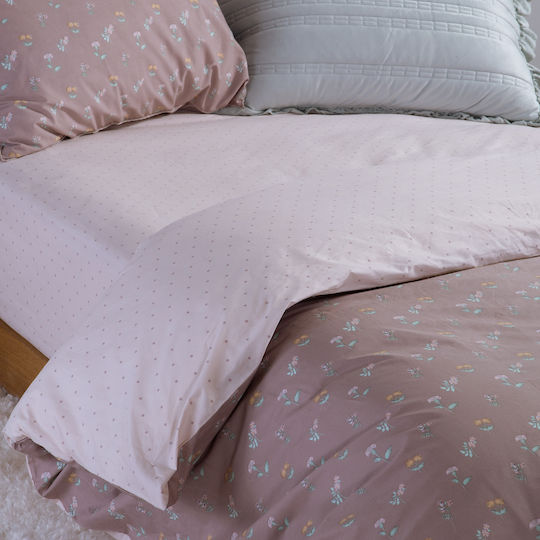 Nef-Nef Homeware Violan Комплект одеяло Полар Единично 160x220см Екрю