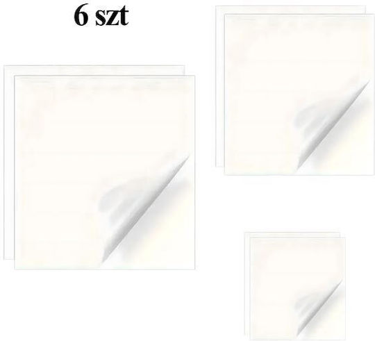 Set of Transparent PVC Inflatable Repair Patch Stickers 6 Pieces Aria Trade