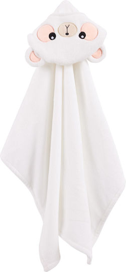Alouette Baby Hooded Towel with Bear Design 70x90cm
