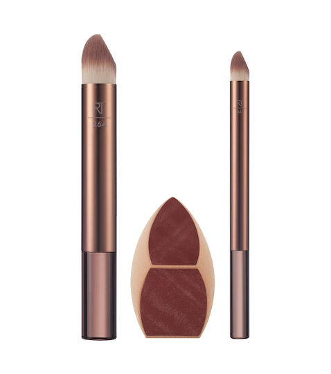 Real Techniques Professional Set with Makeup Brushes for Concealer made of Synthetic Hair 3pcs