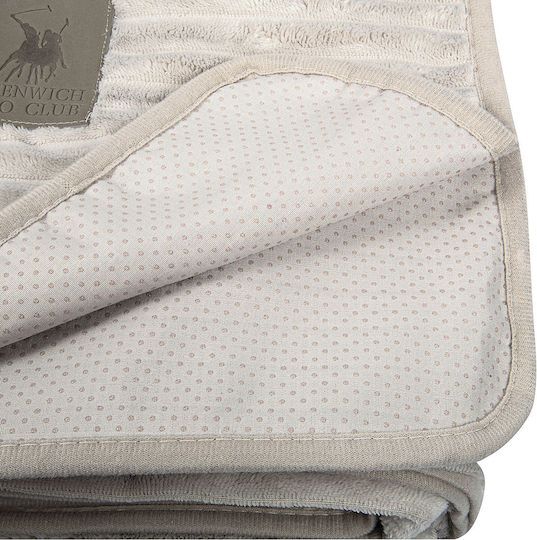 Greenwich Polo Club Essential Триместен диван Throw 180x300εκ. Тъмносив