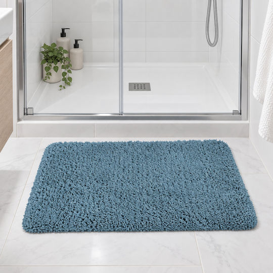 MRShome Rutschfeste Badematte DC-023004 Blau 45x75cm