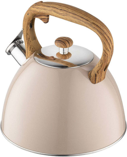 Florina Rostfreier Stahl Teekessel Grau 2500ml