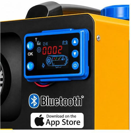 Автомобилен отоплител на масло 8 Kw 12/24v Bluetooth Дистанционно управление Parking Heater Aria Trade