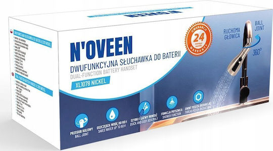 N'Oveen Flexible Spritzfilter Wasserhahn mit Filter